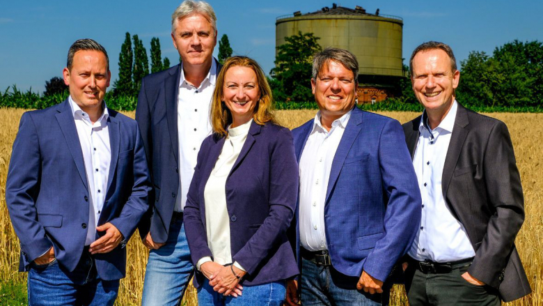 Die Direktkandidaten des Ortsverband Recklinghausen Ost mit Brgermeisterkandidatin Anja-Christina Rex